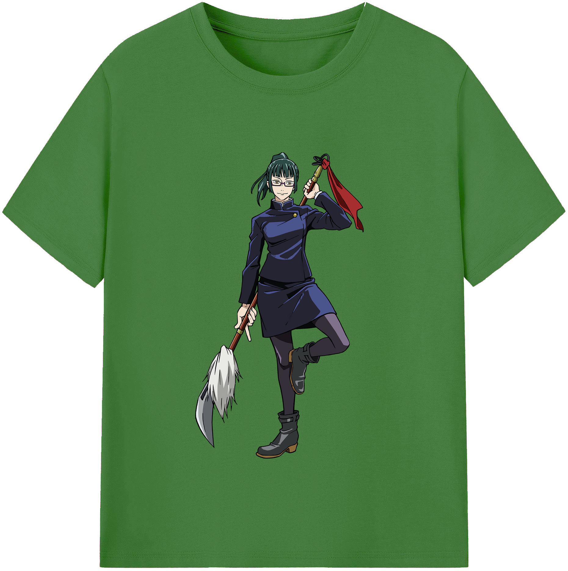 （画像用） 呪術廻戦 Jujutsu Kaisen レディースカジュアルプリントTシャツ（綿100％）